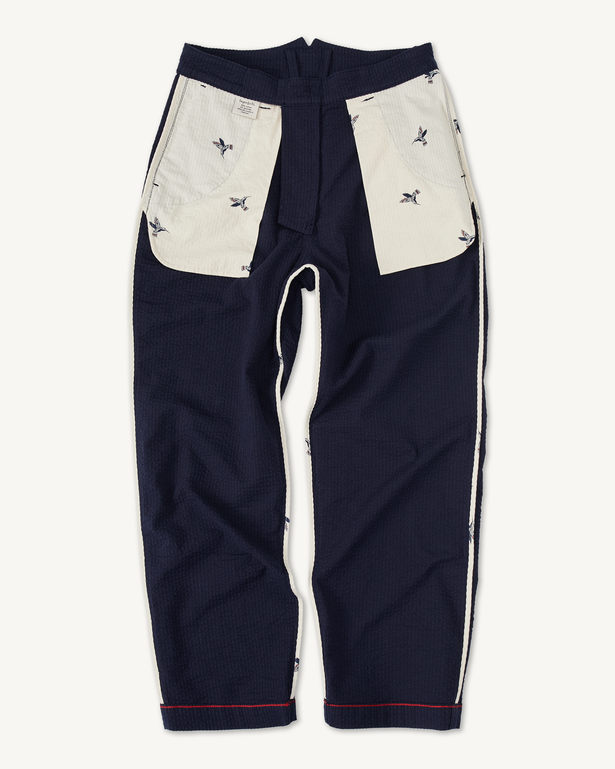 Mr. Lynch's 1201M Trouser in Summer Seersucker
