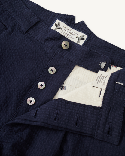Mr. Lynch's 1201M Trouser in Summer Seersucker