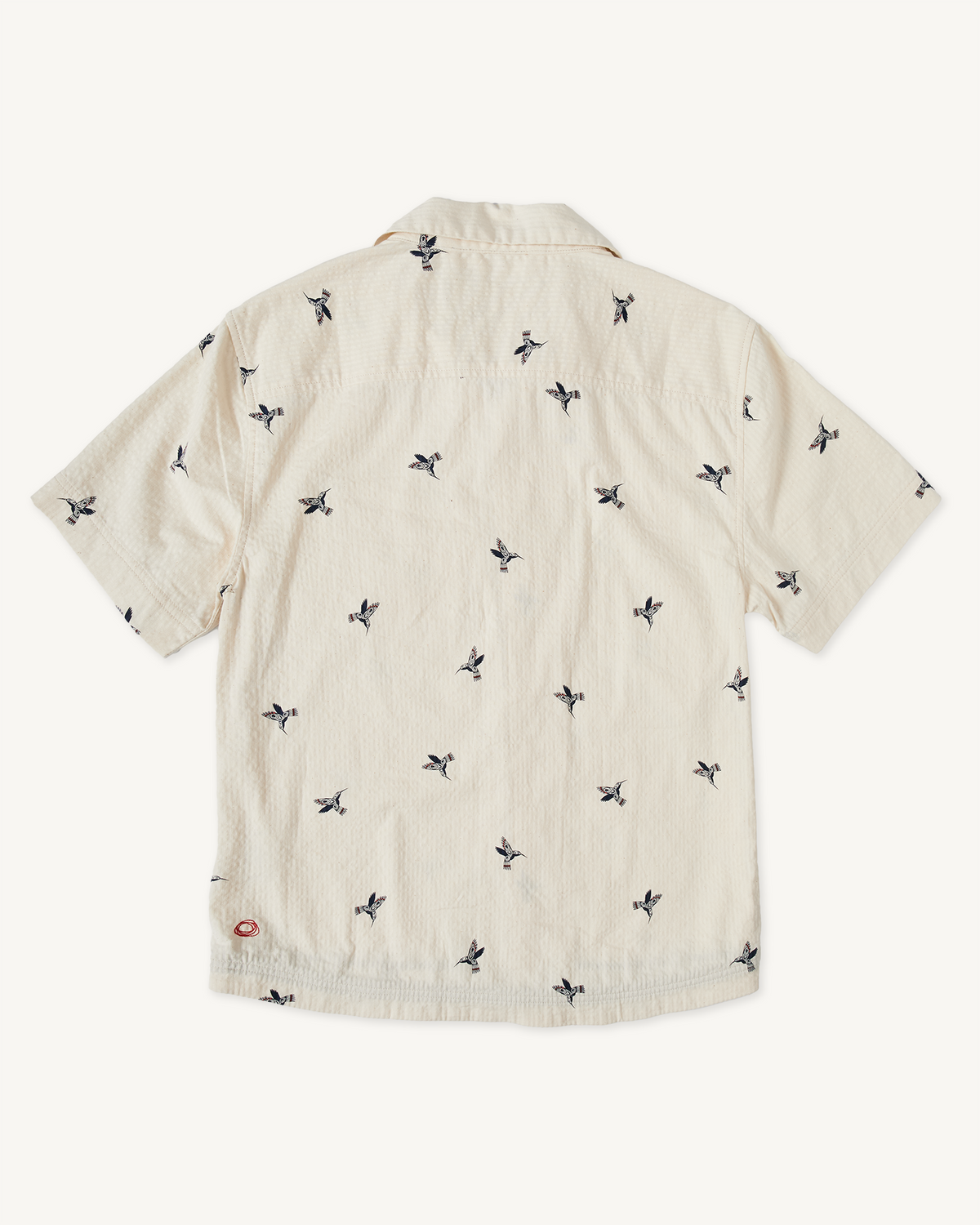 Mr. Lynch's Cliffs Camp Shirt in Summer Seersucker