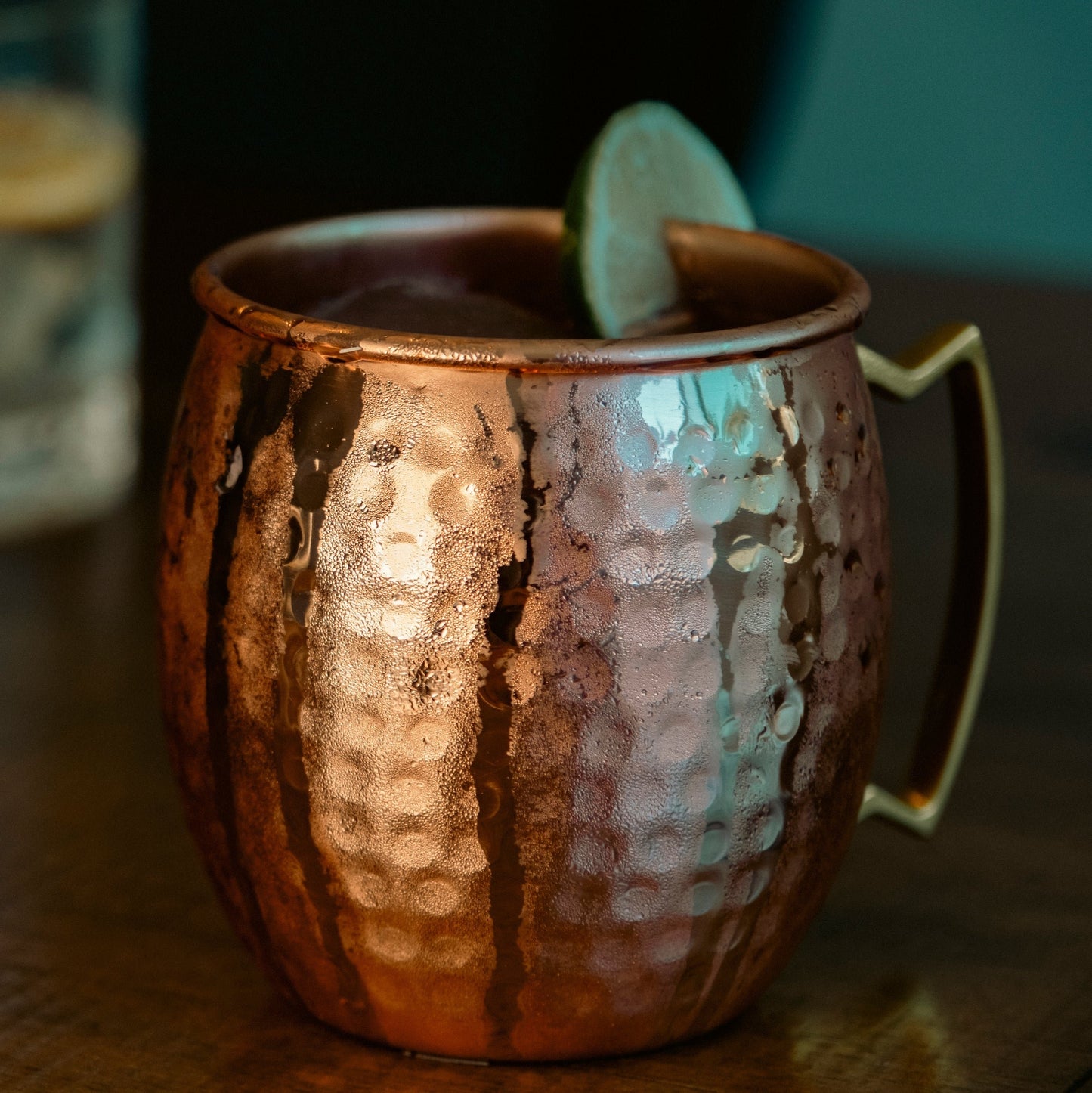 Bull In China Solid Copper Hammered Mule Mug