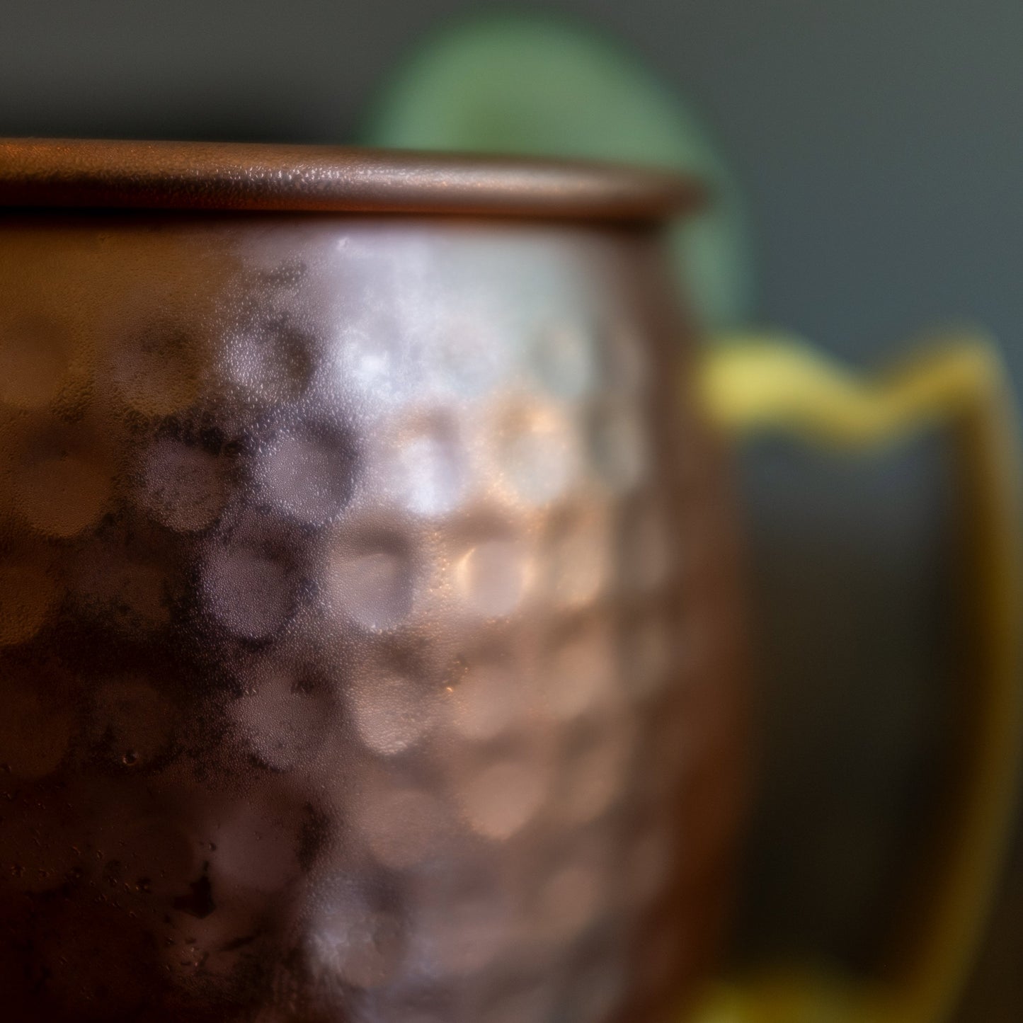 Bull In China Solid Copper Hammered Mule Mug