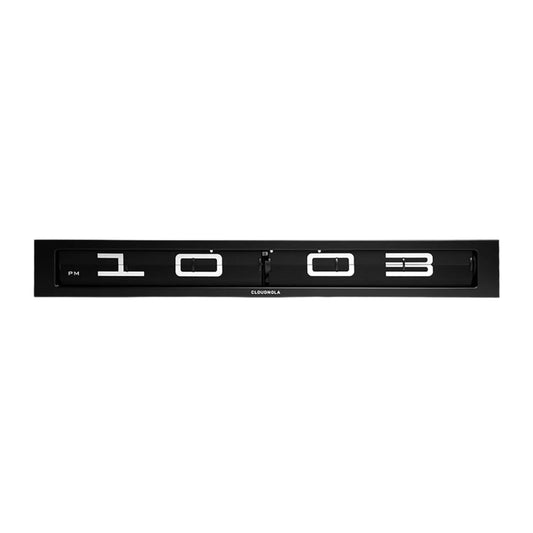 Cloudnola Timeline Black AM/PM - Flip Clock