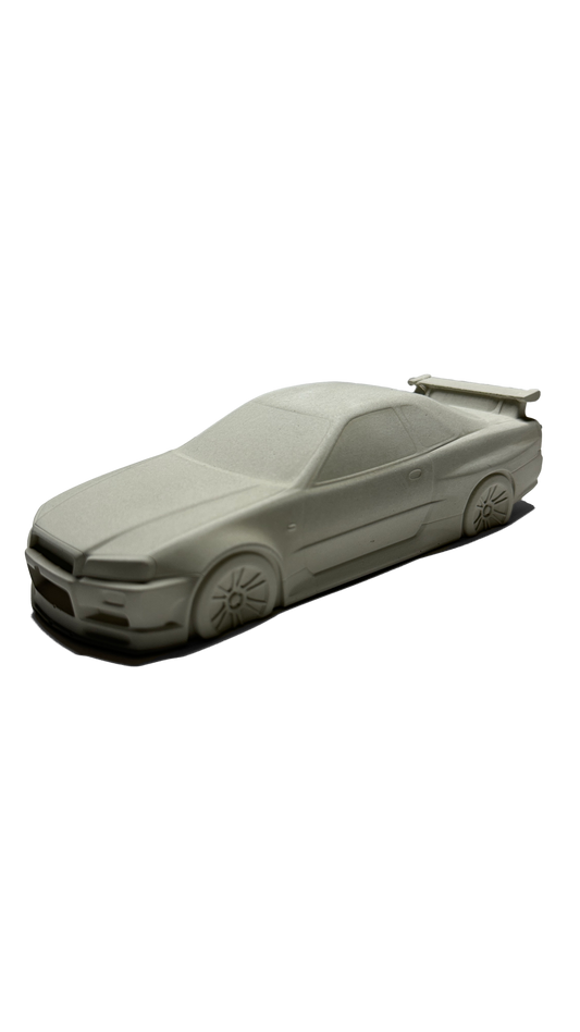 Nissan Skyline R34 Concrete Sculpture