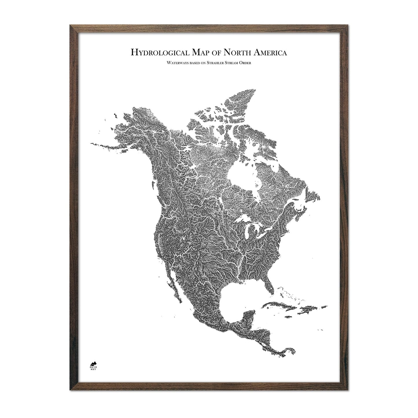 Hydrological Map of North America