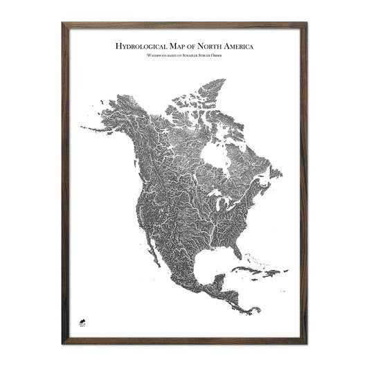 Hydrological Map of North America