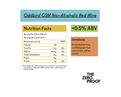 Oddbird GSM Non-Alcoholic Red Wine