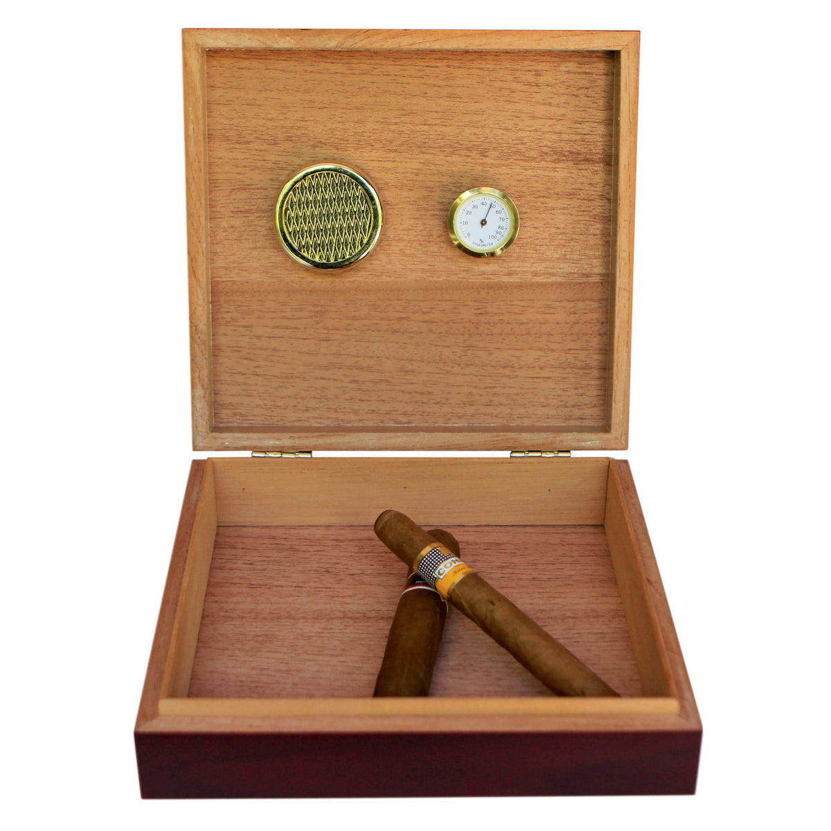Klaro Desktop Analog Cherry Humidor