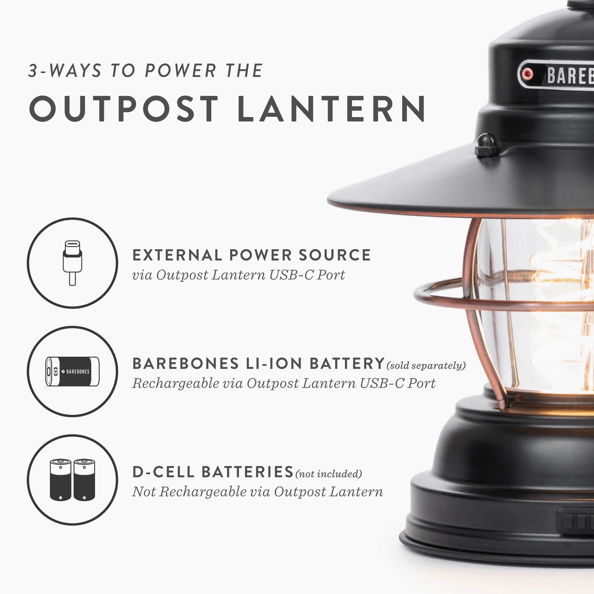 Barebones Outpost Lantern | Uncrate Supply