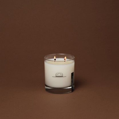 LEATHER + PINE CANDLE