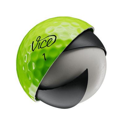 Vice Pro Golf Balls - Neon Lime