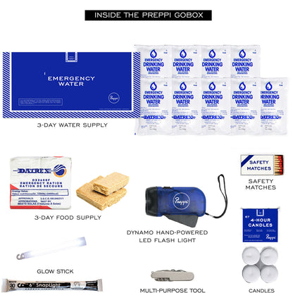 Preppi GoBox Family Emergency Pack