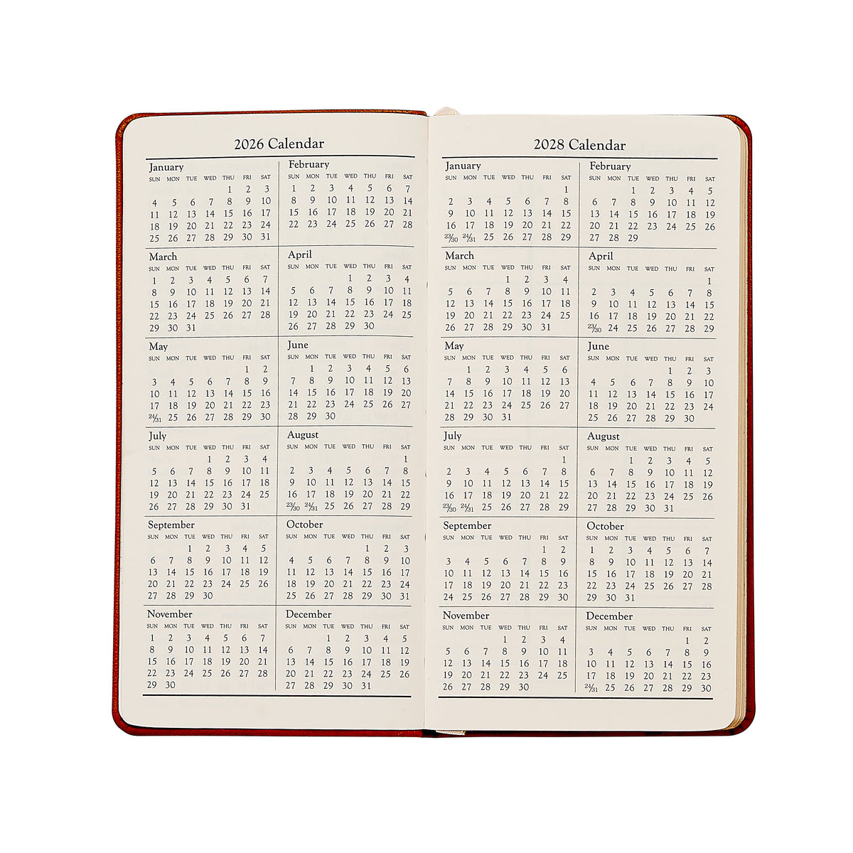2027 6" Pocket Datebook