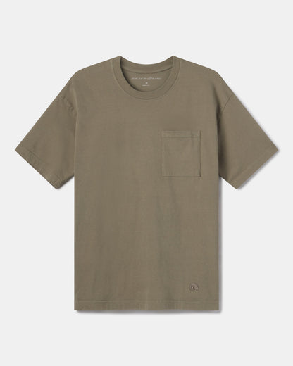 Aaron Levine Boxy Pocket T-Shirt KELP