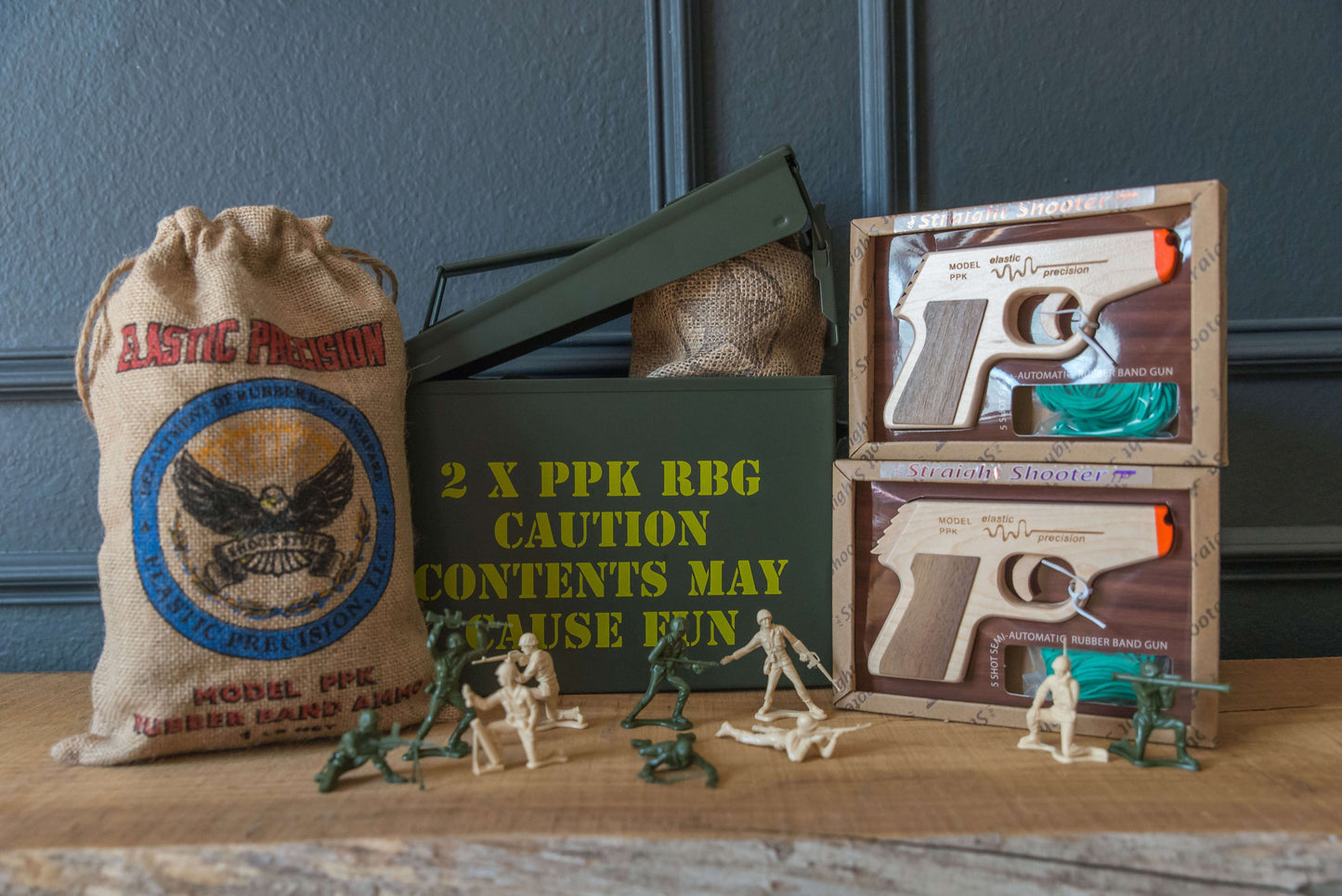 PPK Rubber Band Gun Gift Set