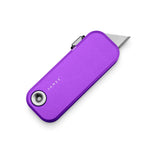 James Brand The Palmer Utility Knife - Atomic Purple + Stainless