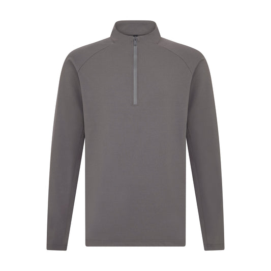 Asher Golf Performance Quarter Zip Charcoal