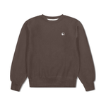 AARON LEVINE CREWNECK SWEATSHIRT - BROWN