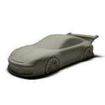 Porsche 911 GT3 Concrete Sculpture - Concrete Grey
