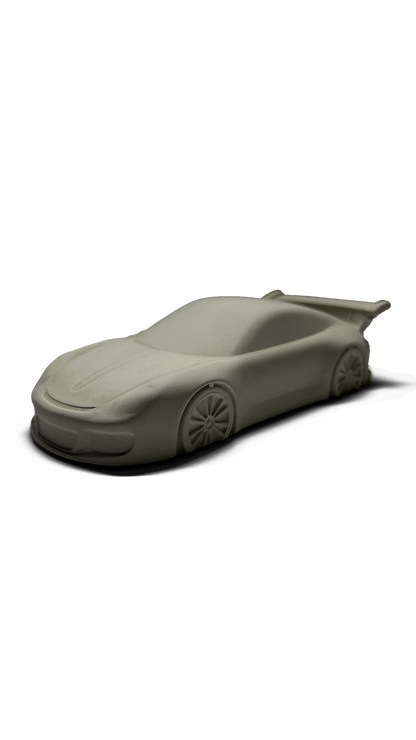 Porsche 911 GT3 Concrete Sculpture Concrete Grey