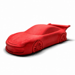 Porsche 911 GT3 Concrete Sculpture - Signal Red