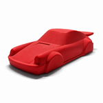 Porsche 911 Concrete Sculpture - Signal Red