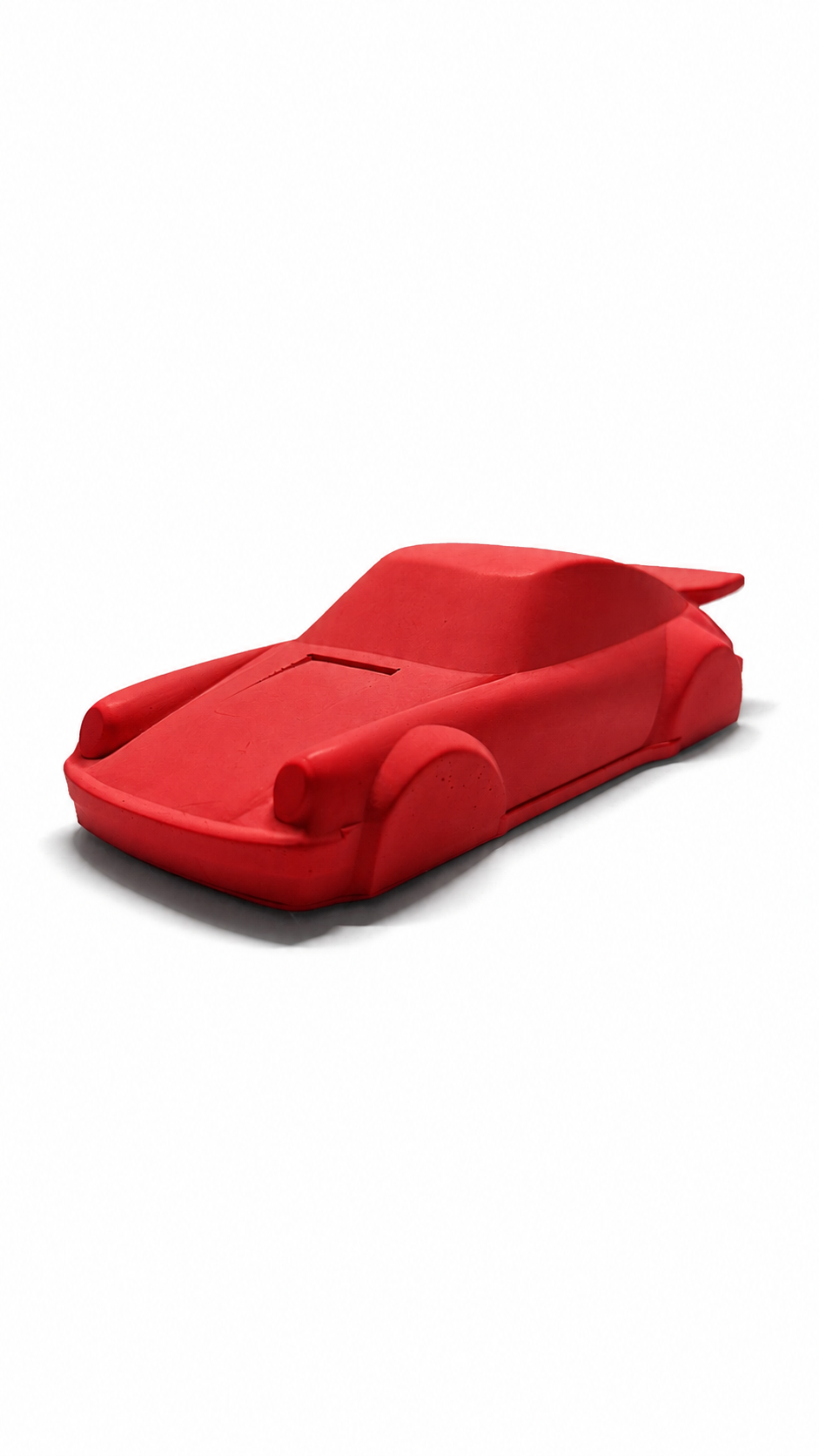 Porsche 911 Concrete Sculpture Signal Red