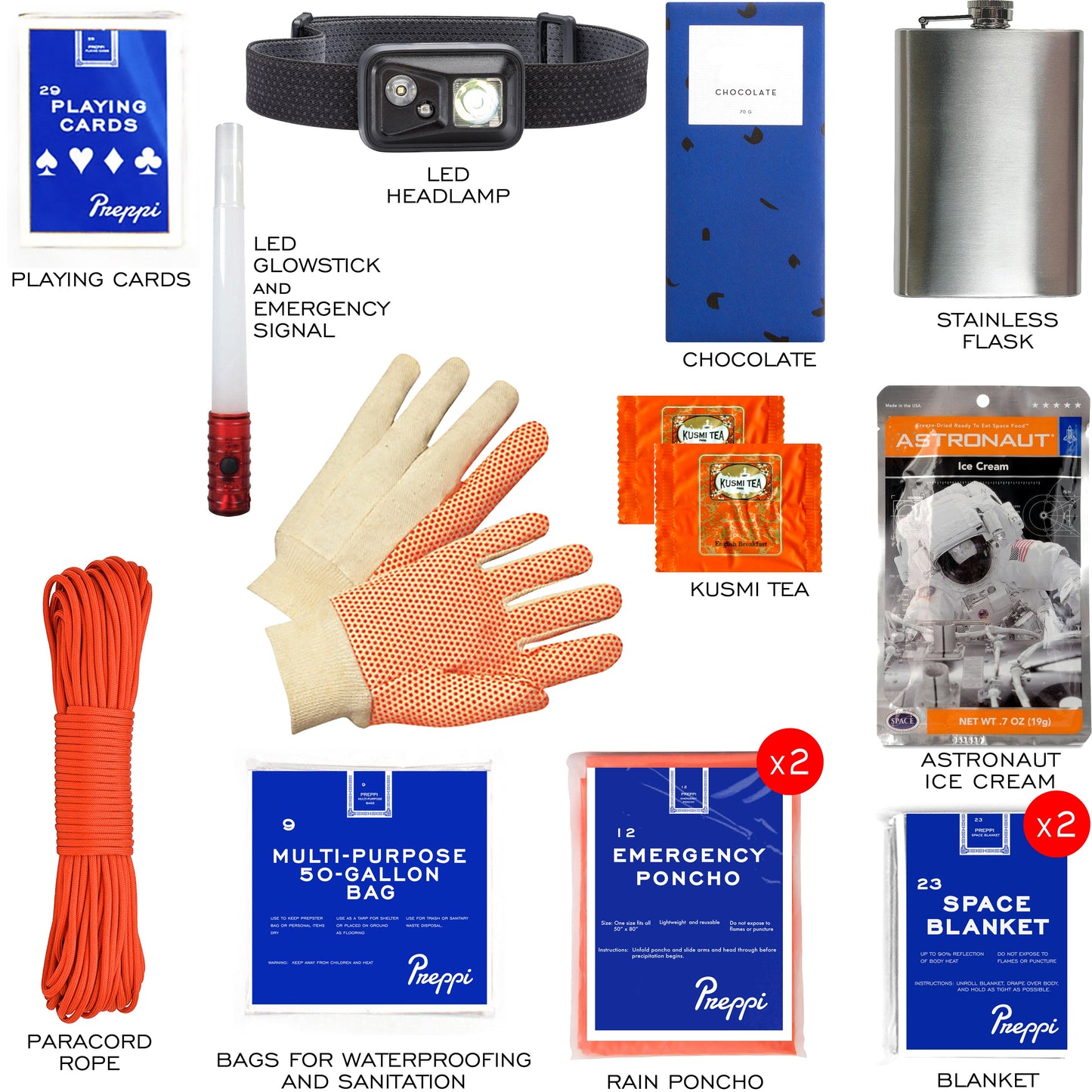 Preppi The Prepster 3-Day Emergency Kit Bag