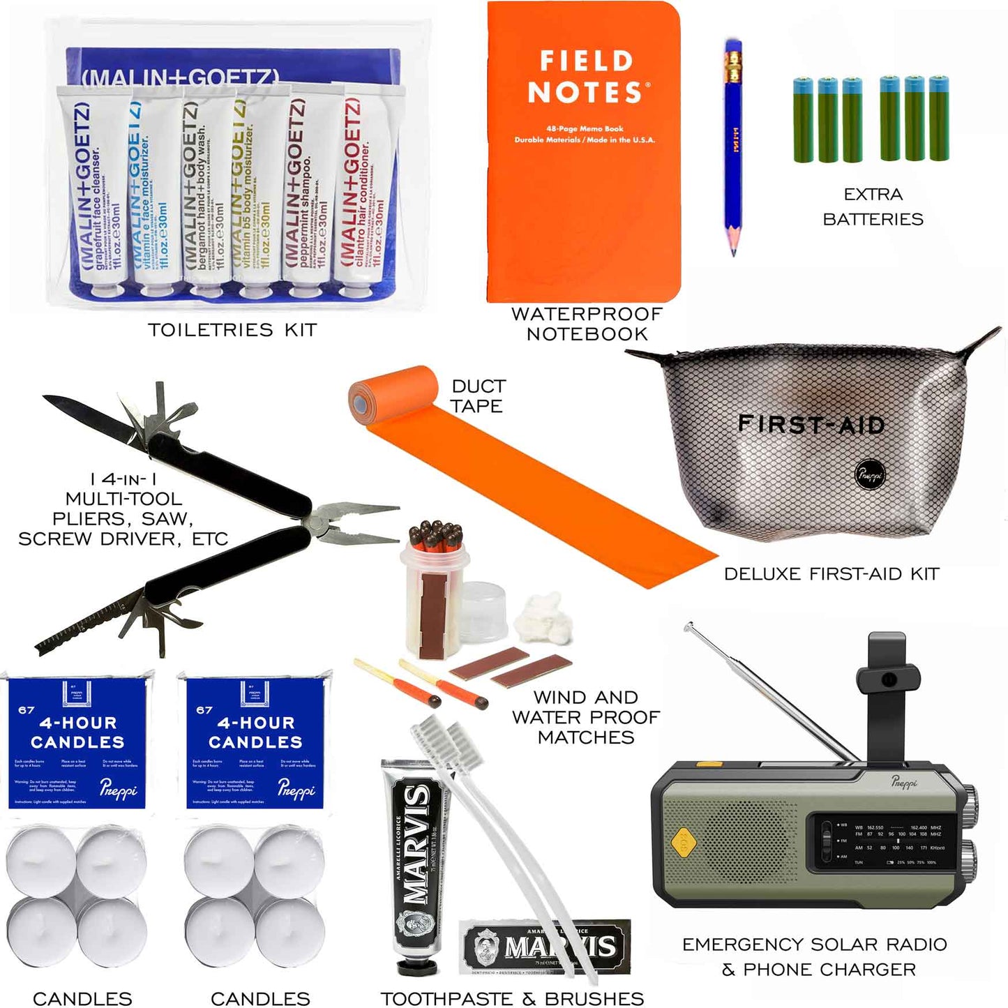 Preppi The Prepster 3-Day Emergency Kit Bag