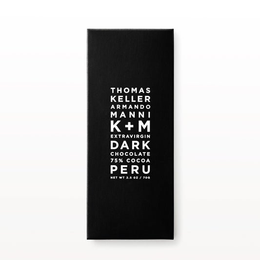 K+M 75% Dark Chocolate, Peru