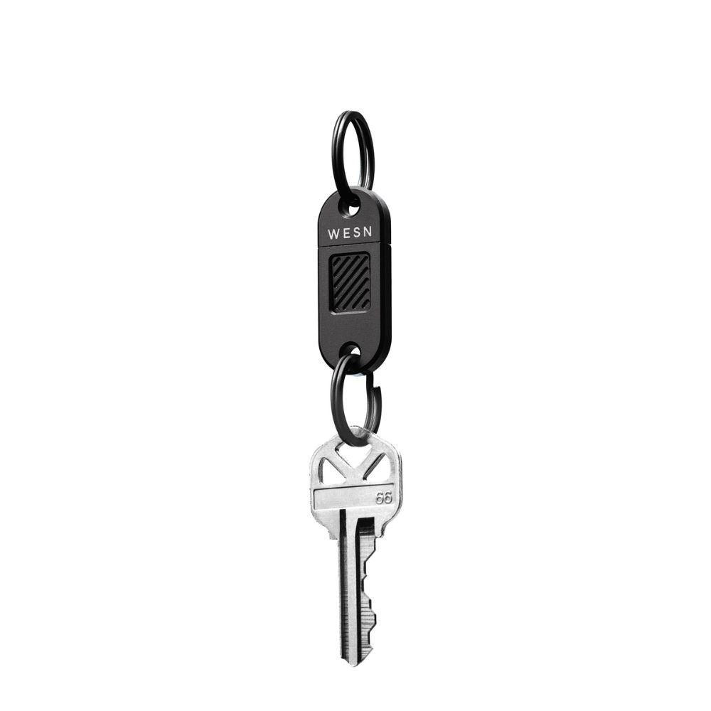 WESN The QR Keychain Blacked Out Titanium