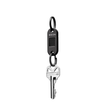 WESN The QR Keychain Blacked Out Titanium
