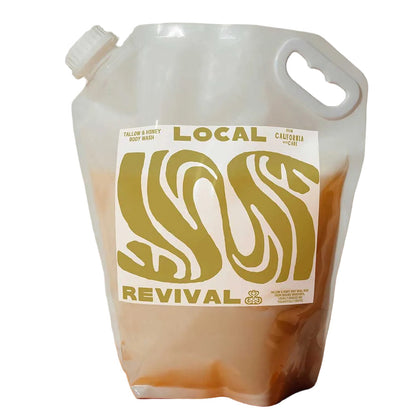 Local Revival Tallow & Honey Body Wash - Gallon Refill Pouch (Plastic)