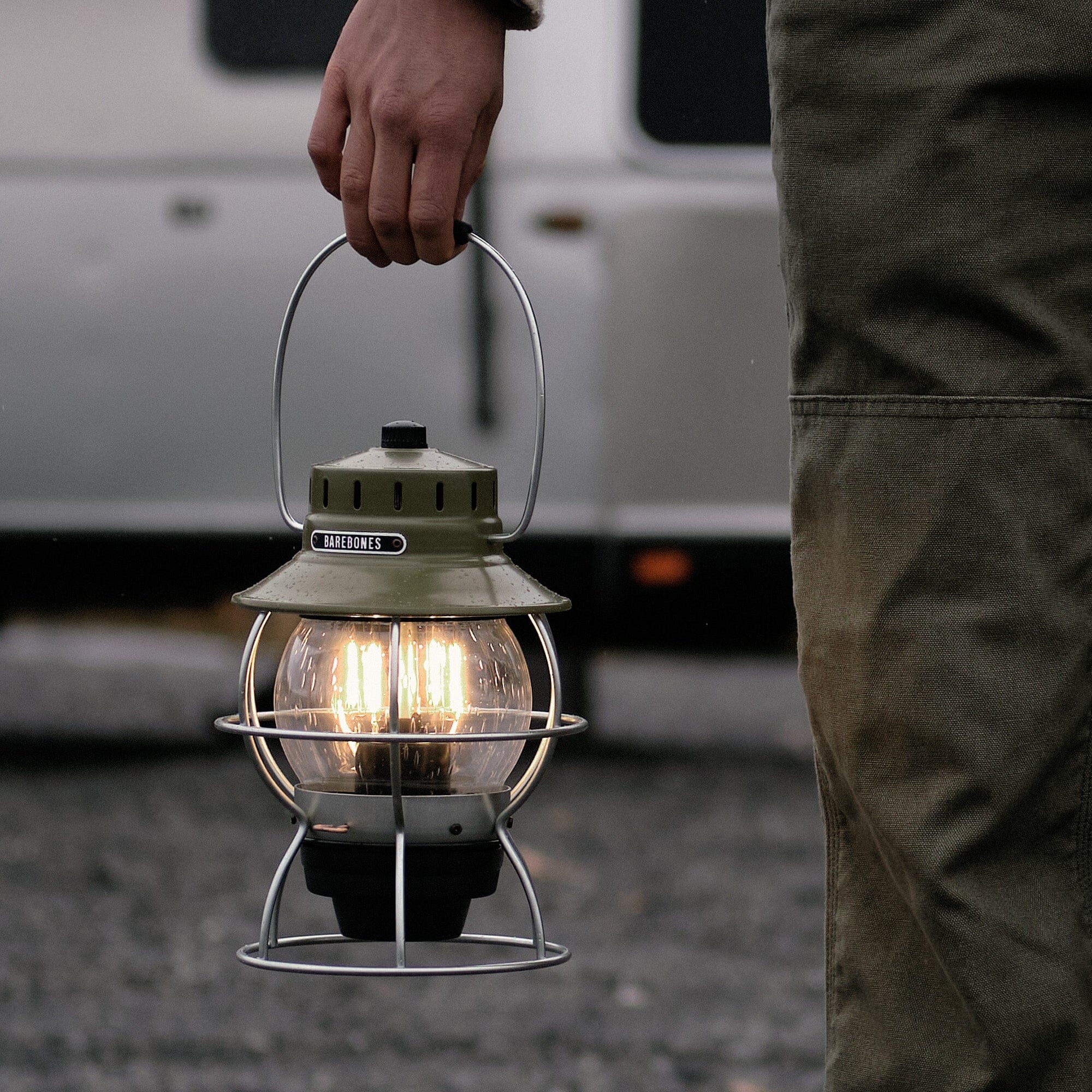 Barebones Railroad Lantern | Uncrate Supply
