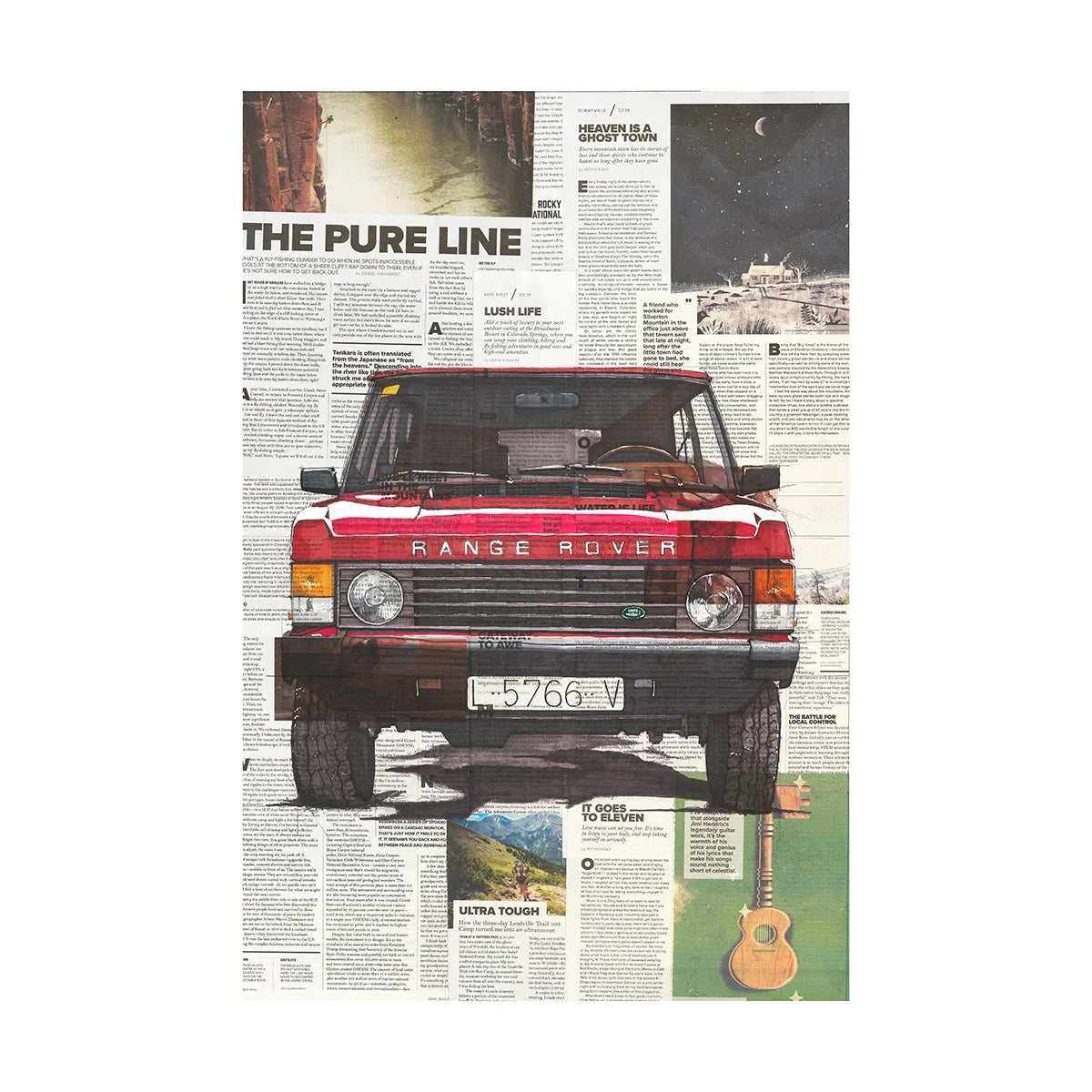 Adam Ambro Designs Range Rover No.1 18" x 24"