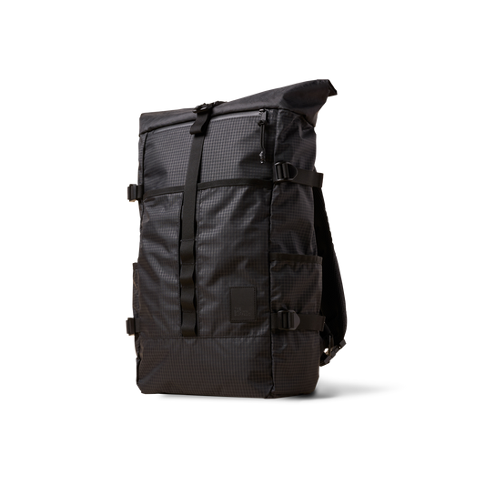 The Brown Buffalo Rolltop Black Grid