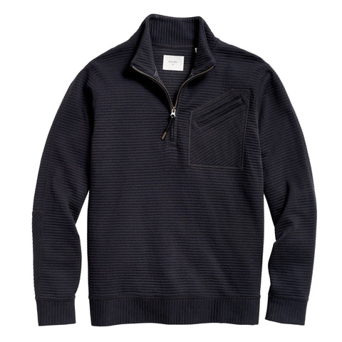 Billy Reid Quilted Half Zip