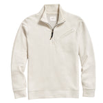 Billy Reid Quilted Half Zip - Tinted White
