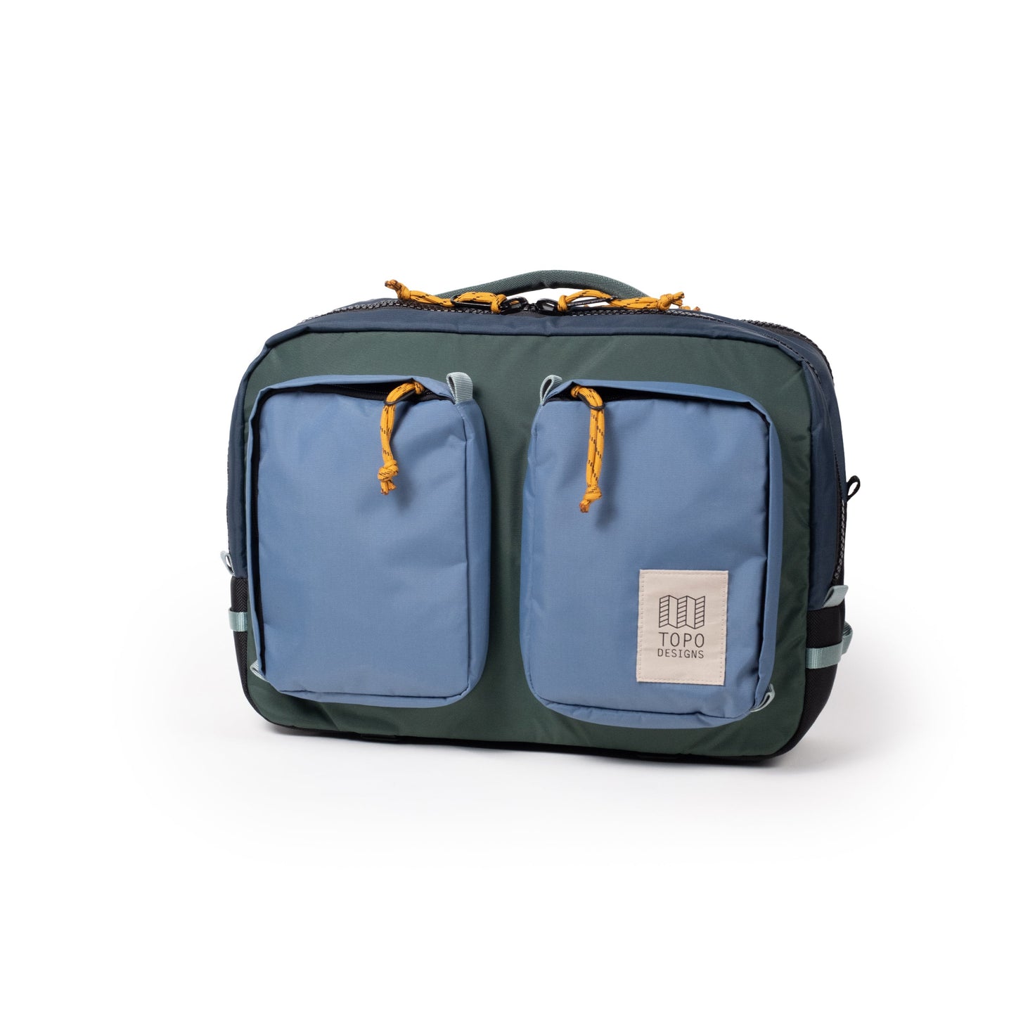 Topo Designs Global Briefcase Stone Blue Forest