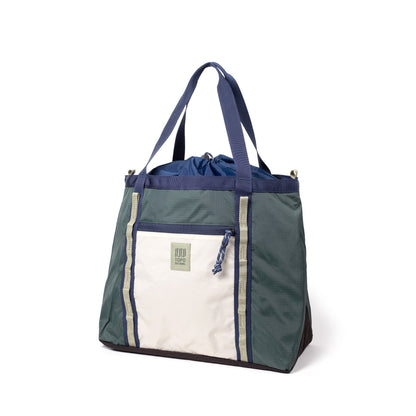 Topo Designs Mountain Utility Tote Forest Bone White