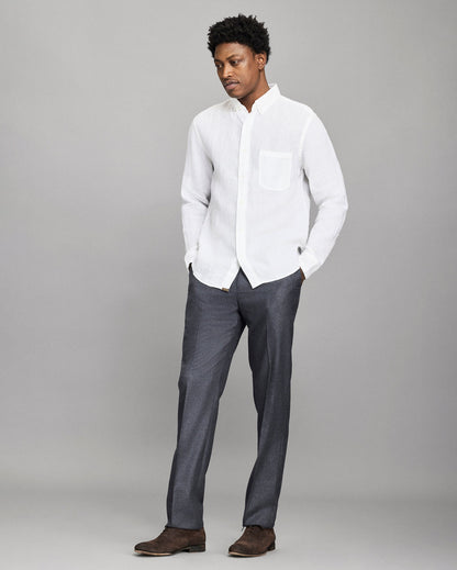 Billy Reid Tuscumbia Linen Shirt Button Down