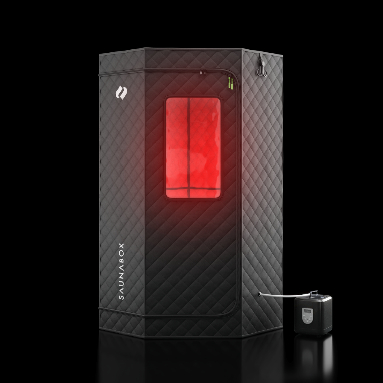SaunaBox SmartSteam Pro With Red-Light Therapy