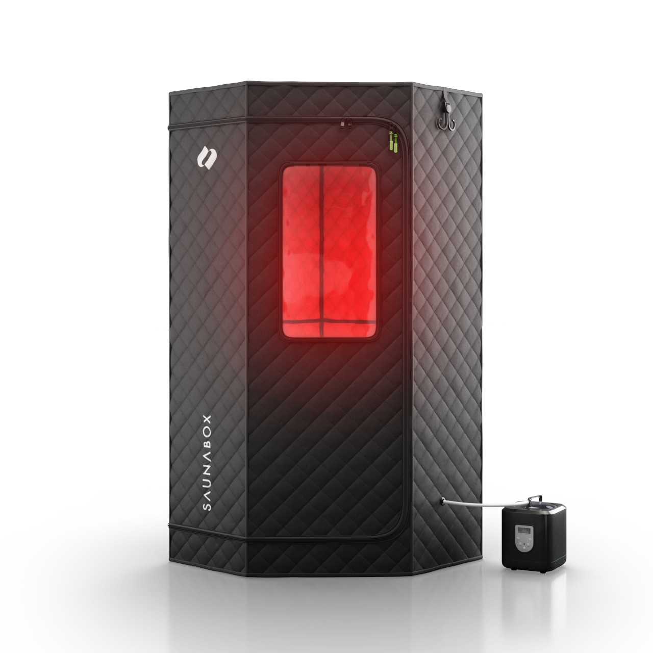 SaunaBox SmartSteam Pro With Red-Light Therapy