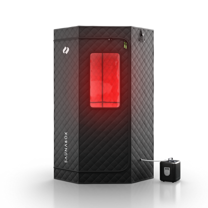 SaunaBox SmartSteam Pro With Red-Light Therapy
