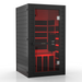 SaunaBox Solara Full Spectrum Infrared Sauna - Black