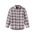 AARON LEVINE SHADOW FLANNEL - GRAPHITE