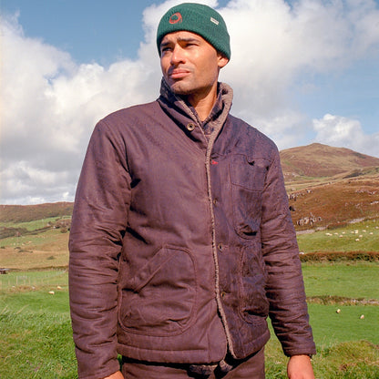 Imperfects Sherpa Shepherds Shirt in Waxed Canvas