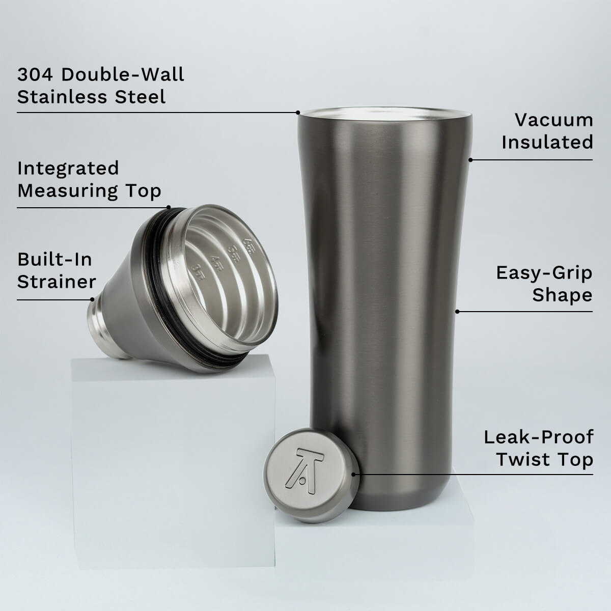 Elevated Craft Original Hybrid Cocktail Shaker
