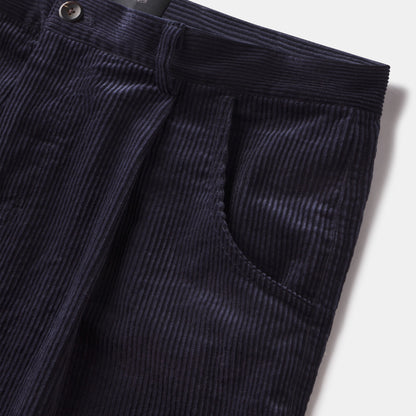 AARON LEVINE SINGLE PLEAT CORDUROY SHORT