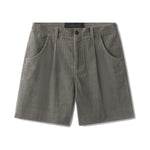 AARON LEVINE SINGLE PLEAT CORDUROY SHORT - SAGE