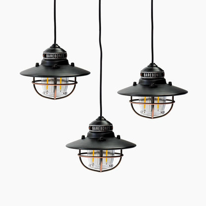 Barebones Edison Pendant String Lights Antique Bronze